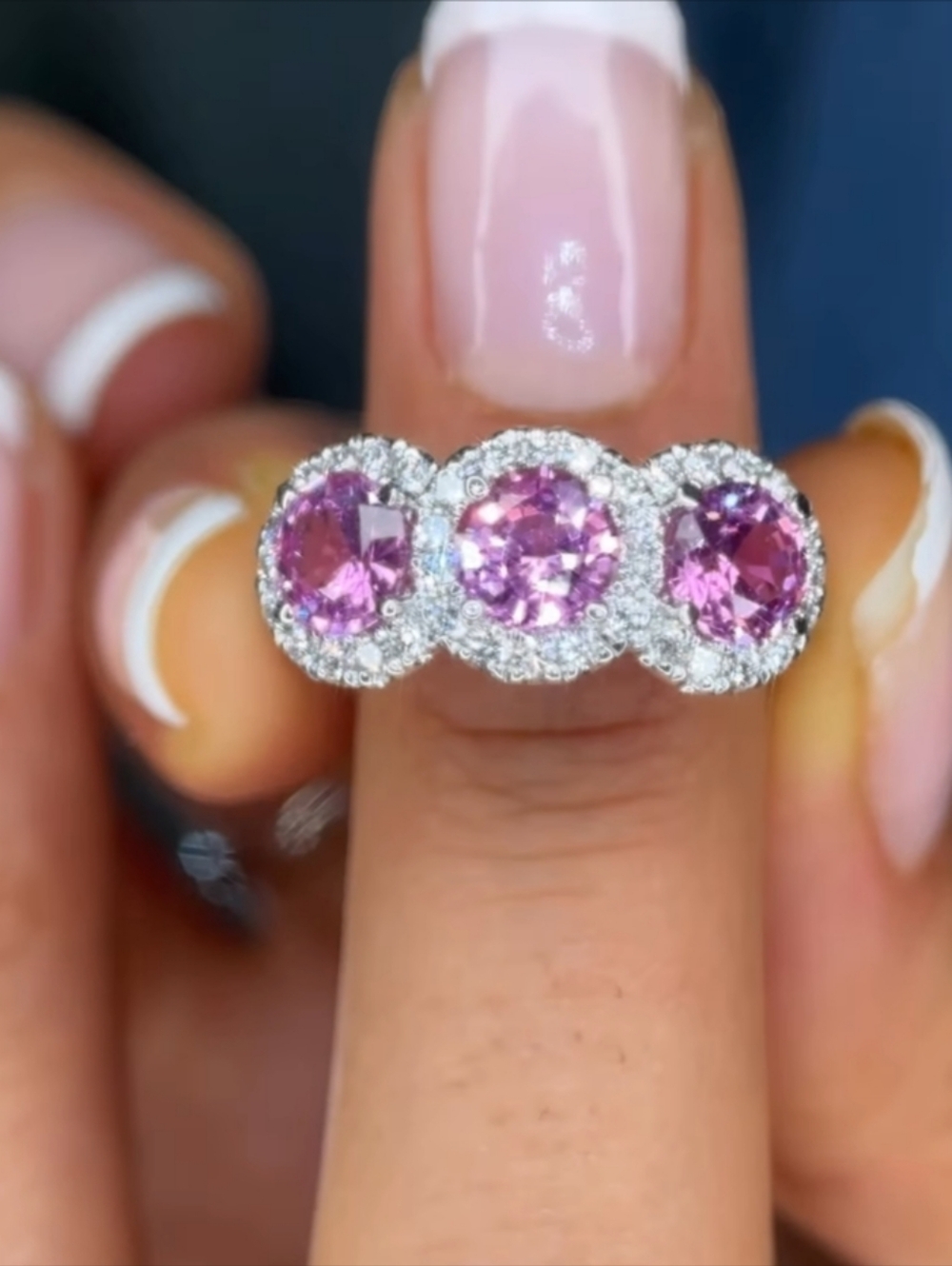 Women's Amethyst Gold Plated Engagement Ring Size 8
